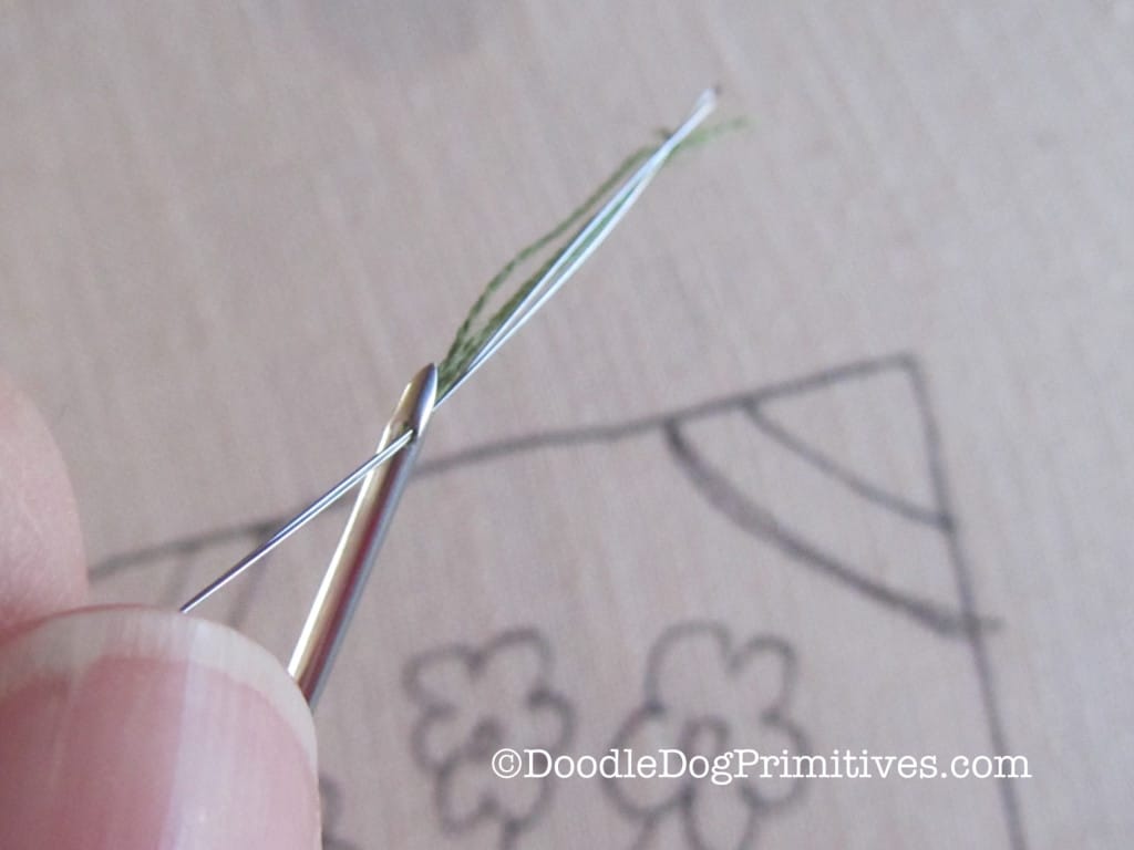 Threading the Punch Needle