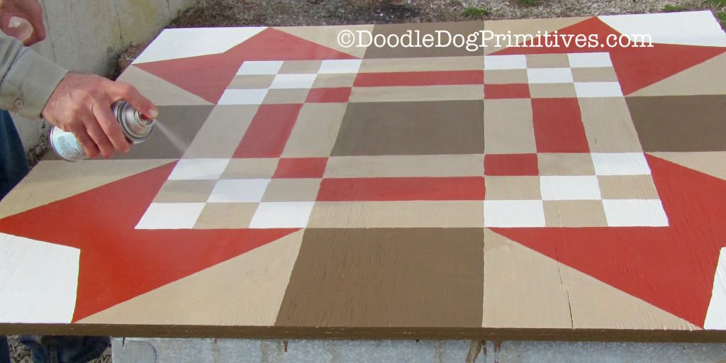 painted barn quilt front