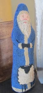 Santa with Sheep Needle Punch