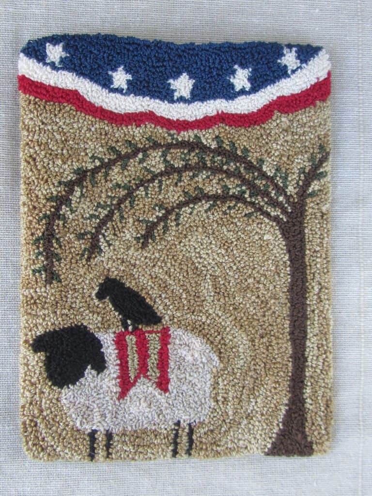 Freedom Sheep PunchNeedle