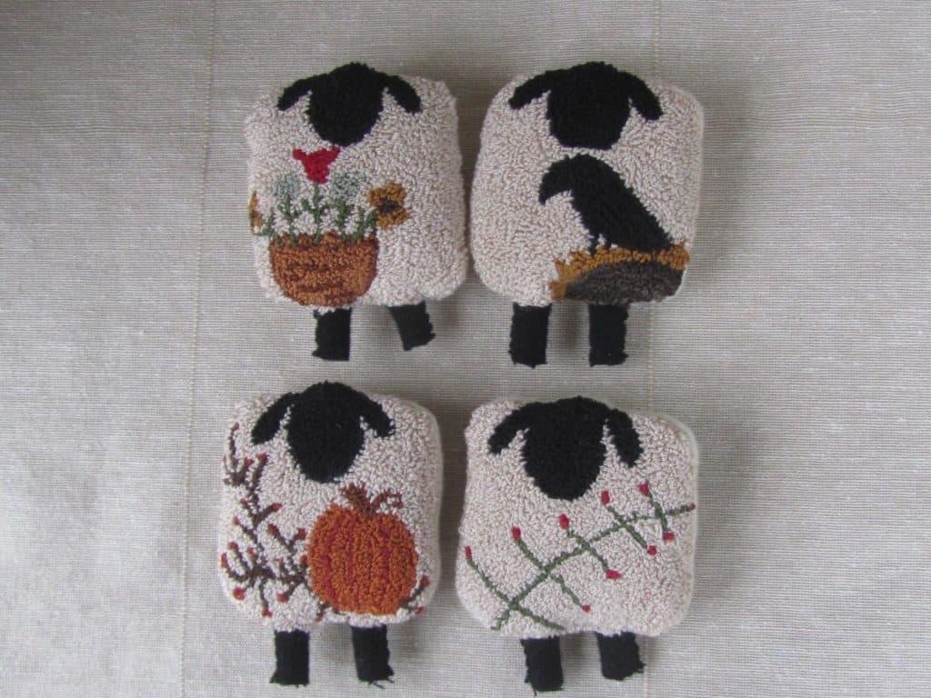 The Four Sheep-sons Needle Punch Pattern