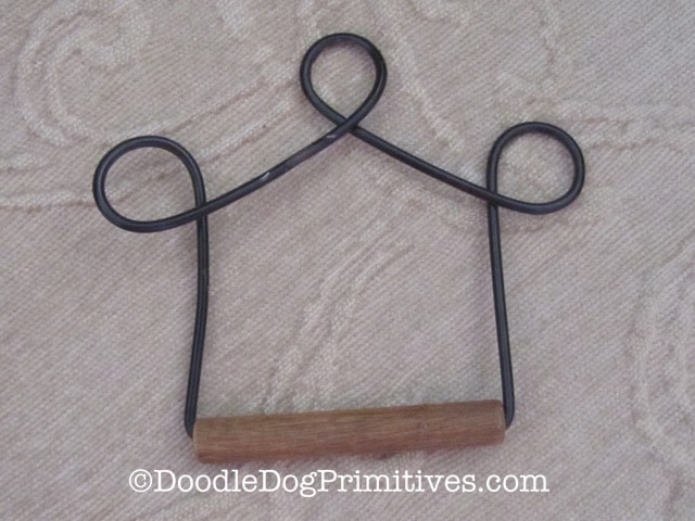 Rustic Wire Hanger