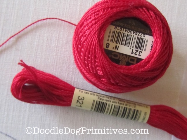 Red Embroidery Floss