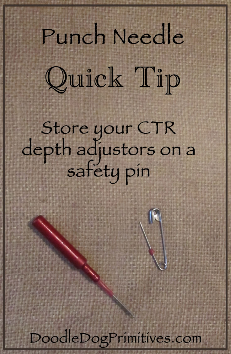 Quick Tip - Punch Needle store depth adjustors
