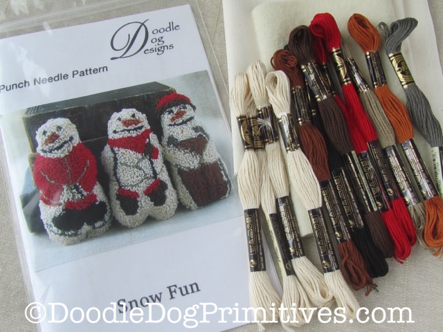 Snow Fun Punch Needle Kit