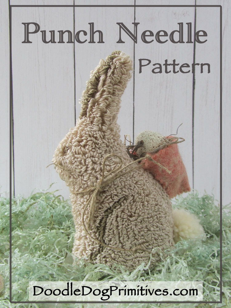 Bonnie Bunny Punch Needle Pattern