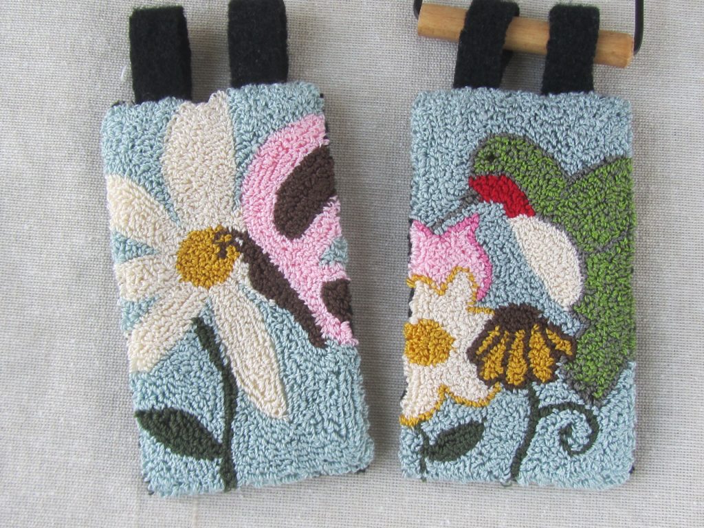 May and June punch needle banners