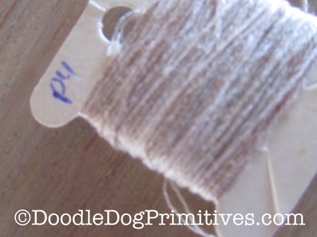 Use an embroidery floss card