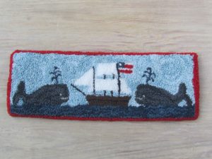 Whaling Time Punch Needle pattern