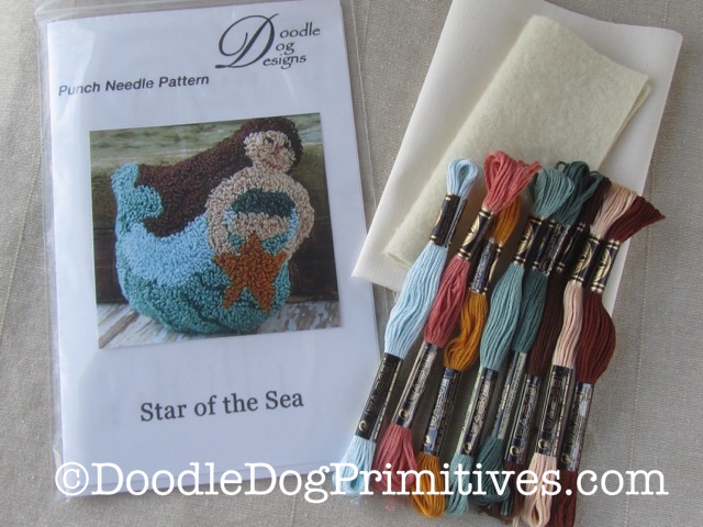 Star of the Sea Punch Needle Pattern