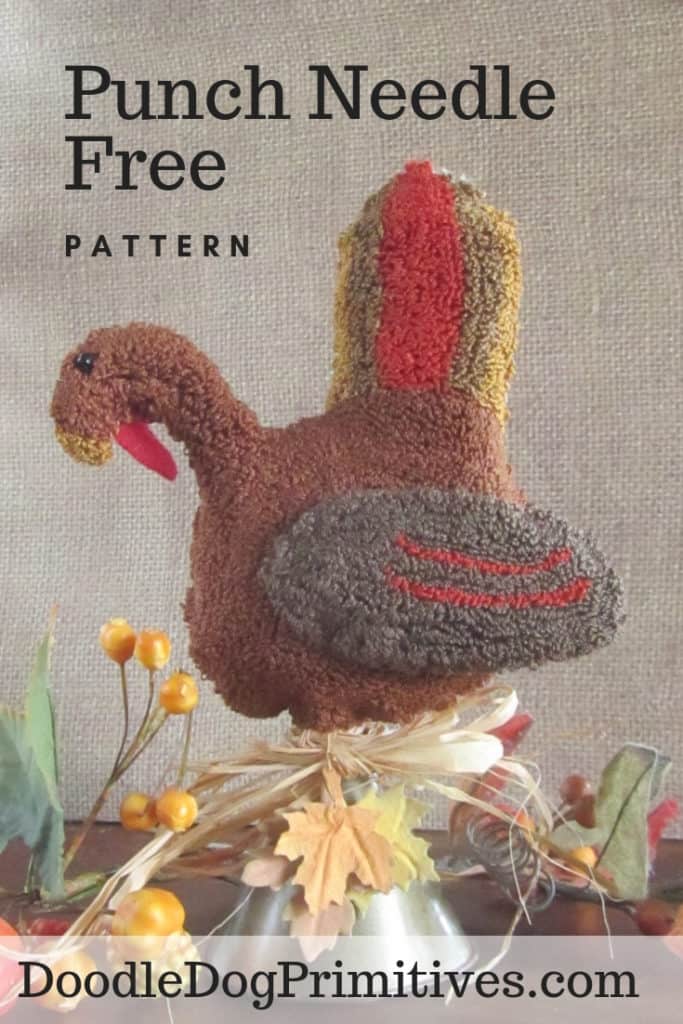 Free Turkey Punch Needle Pattern