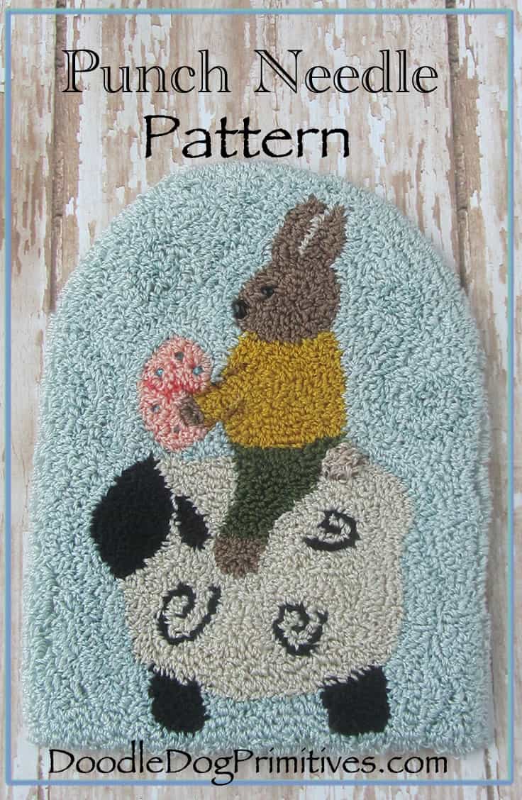 Easter punch needle pattern