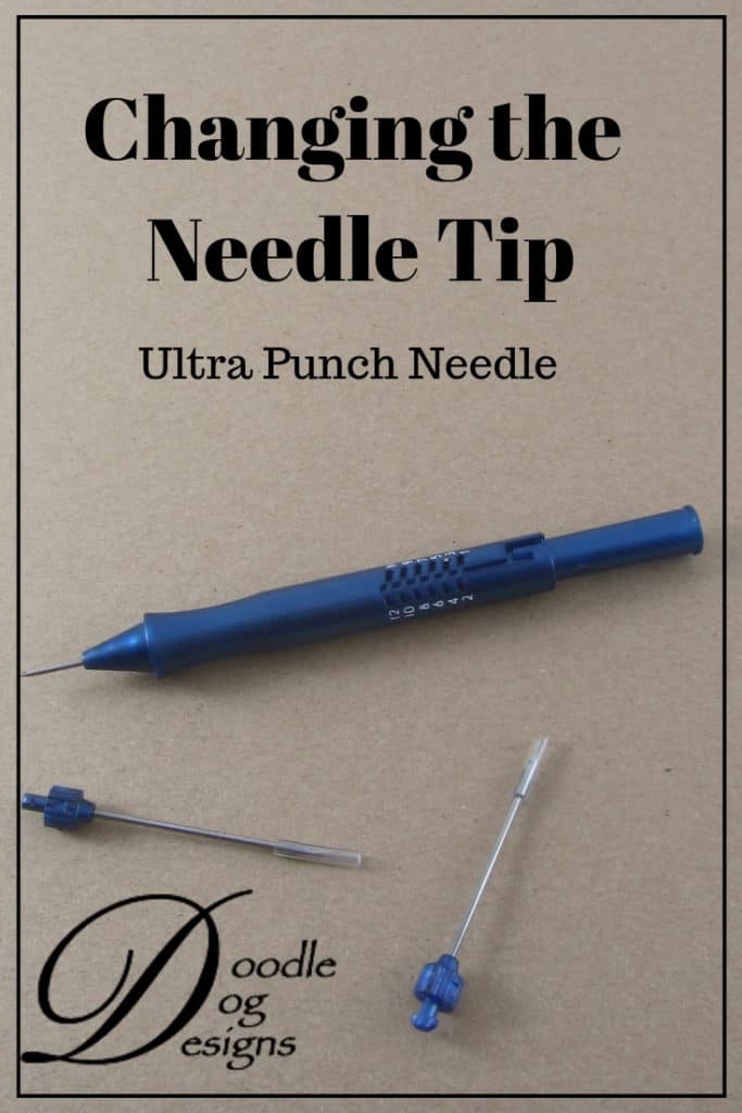 You might need to change the needle tip on your Ultra Punch needle to punch different sizes of floss.  Here's how to change the tips quickly and easily!