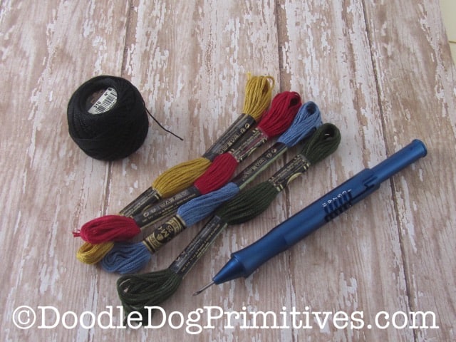 Comparing the cost of embroidery floss and pearl cotton for punchneedle