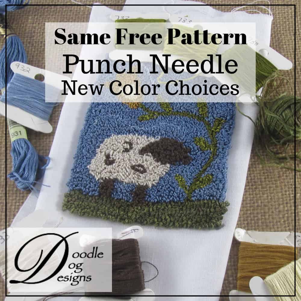 Tone Down Vivid Wool Colors - DoodleDog Designs Primitives