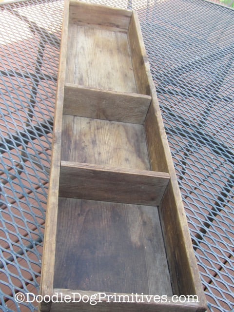 Antique wooden Box before 