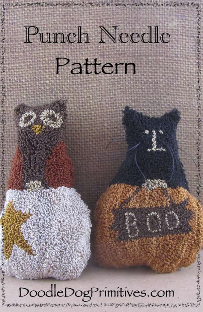 Pumpkin Surprise punch needle pattern