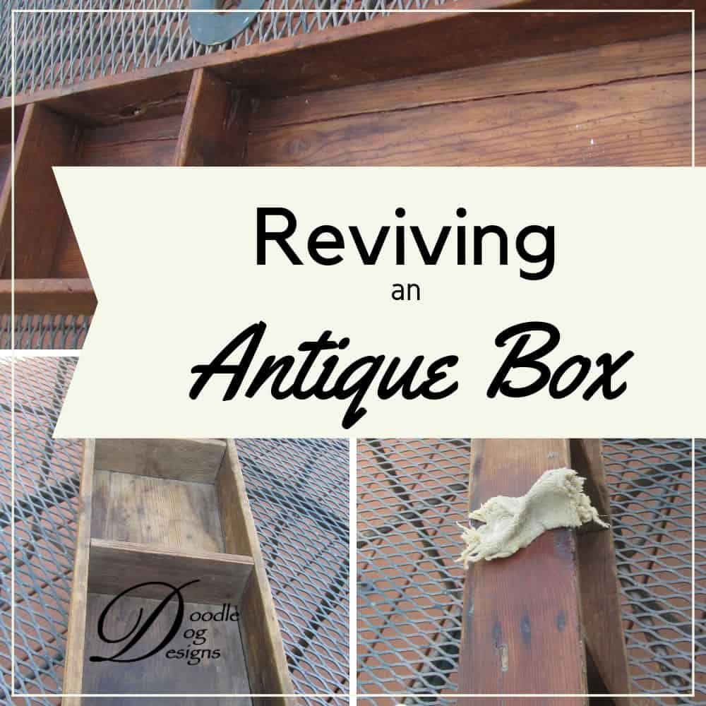 Restoring luster to an old wooden box