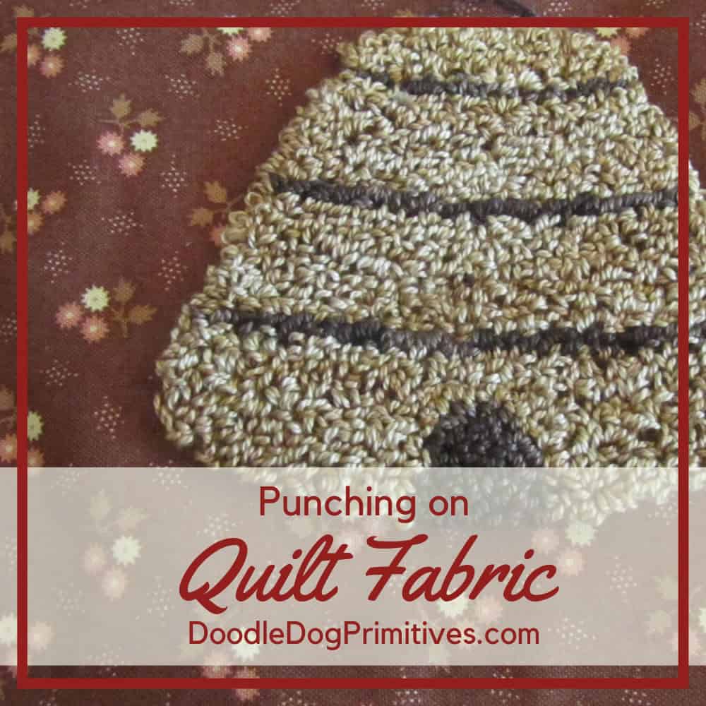 Punching on Quilting Fabrics