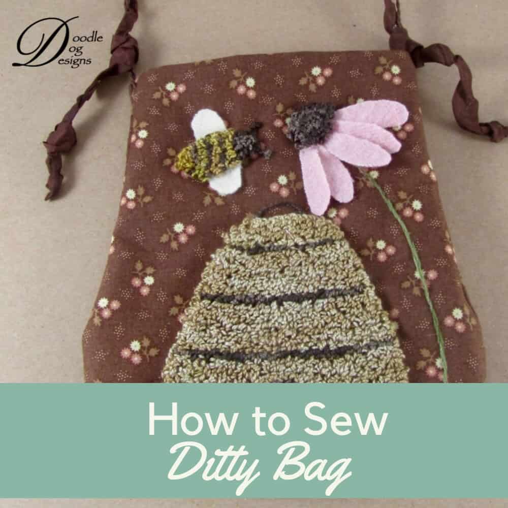 How to Sew a Ditty Bag