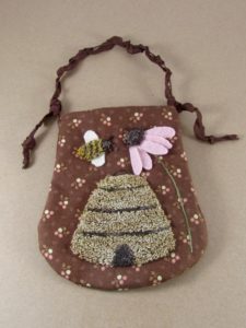 Punch Needle Summer Ditty Bag