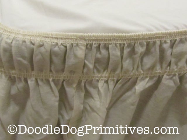 Add a Deck to a Wrap-Around Bed Skirt - DoodleDog Designs Primitives