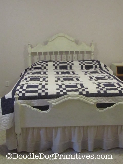 Finished Bed with Bed Skirt