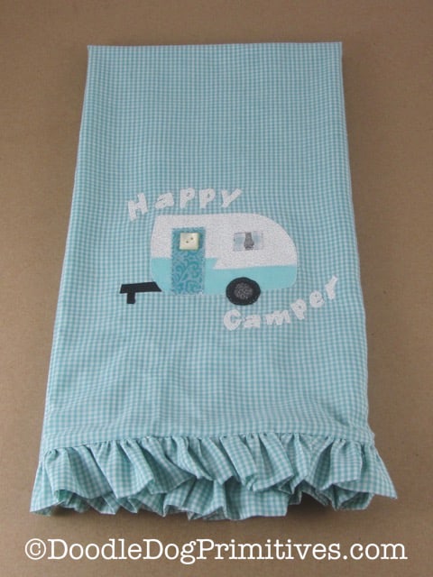 Ruffled Tea Towel