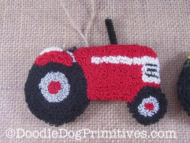 Red Tractor Ornament