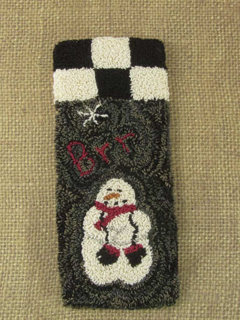 Snowman Punch Needle Pattern