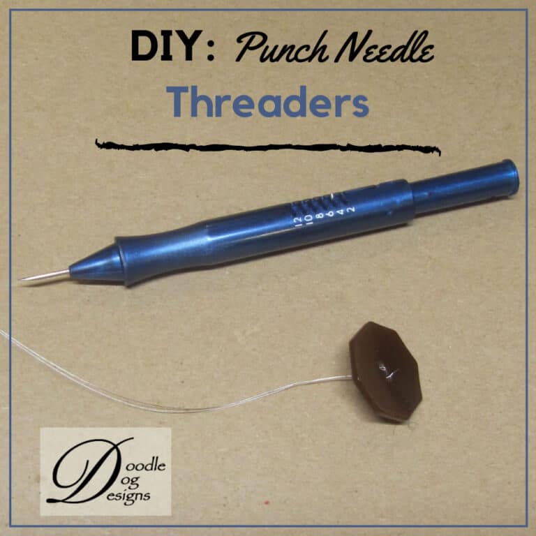 How to Make a Punch Needle Threader DoodleDog Designs Primitives