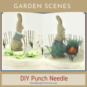 Punch Needle Garden Scenes