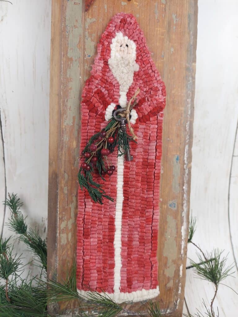 Belsnickel Santa Hooked Rug Pattern