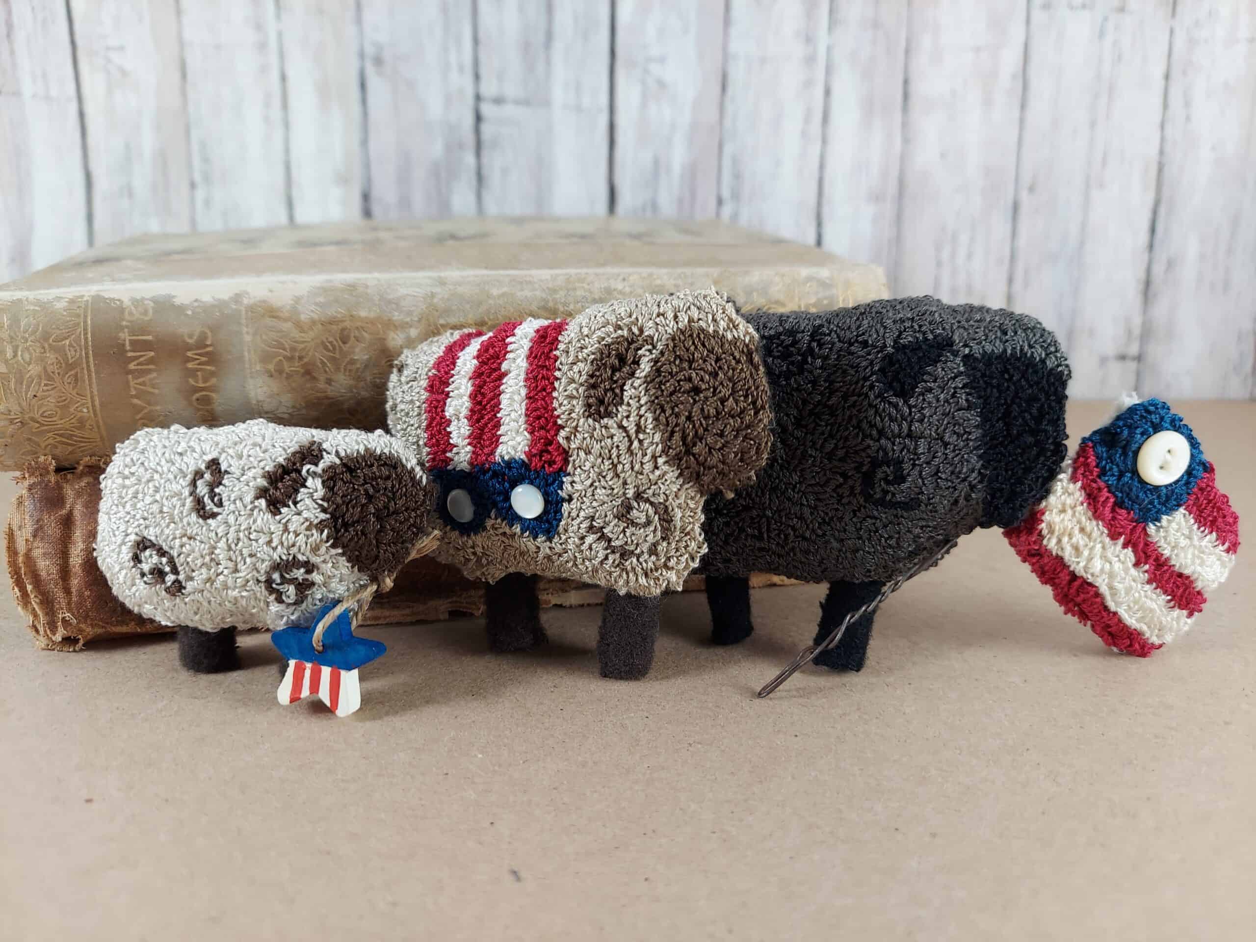 We the Sheep Punch Needle Pattern