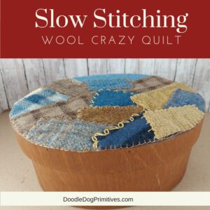 Wool crazy quilt