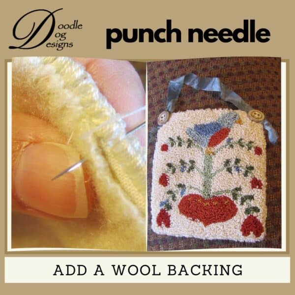 Finish a Punch Needle Project DoodleDog Designs Primitives