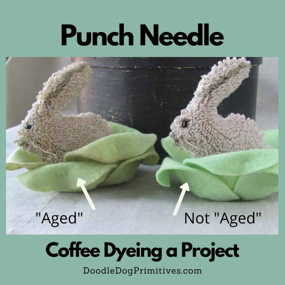 aging punch needle project