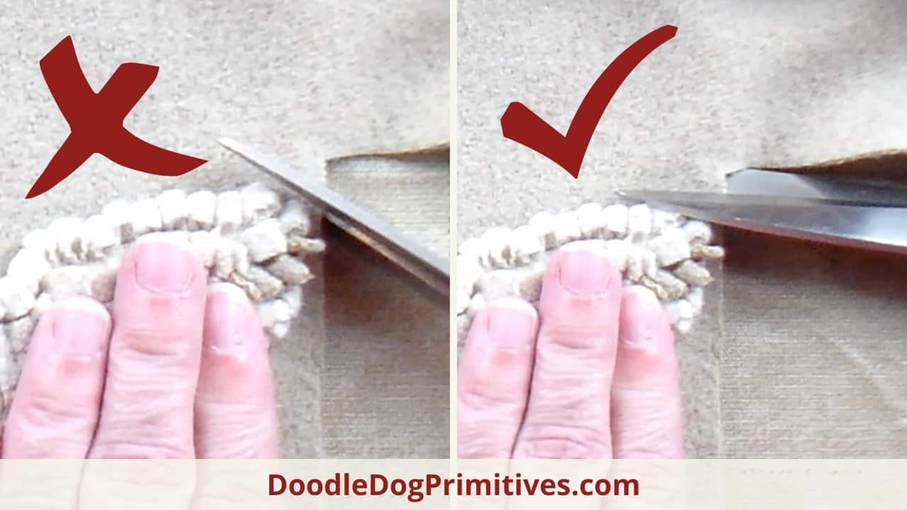 How to Make Stand Alone Hooked Rug Projects - DoodleDog Primitives
