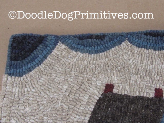 Tone Down Vivid Wool Colors - DoodleDog Designs Primitives