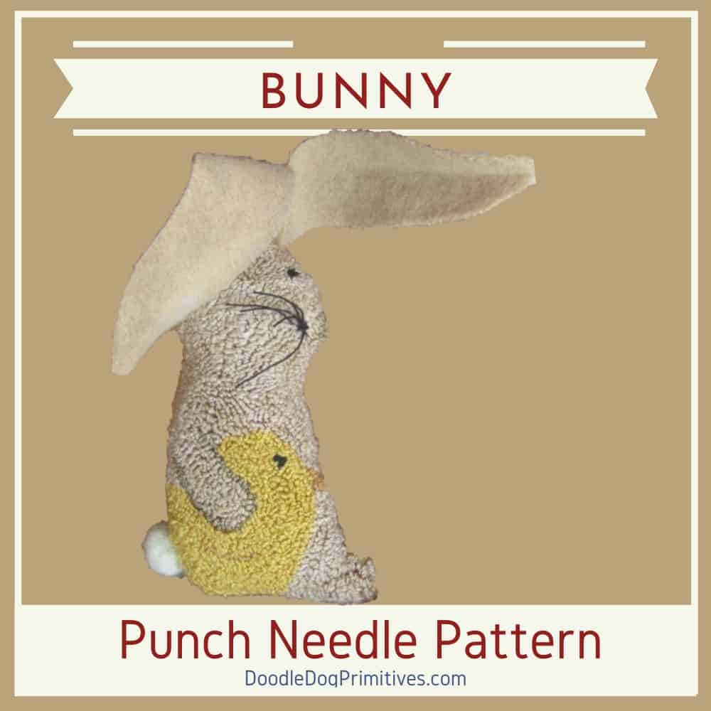 Bedtime Bunny Punch Needle Pattern