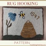 bee and skep pattern
