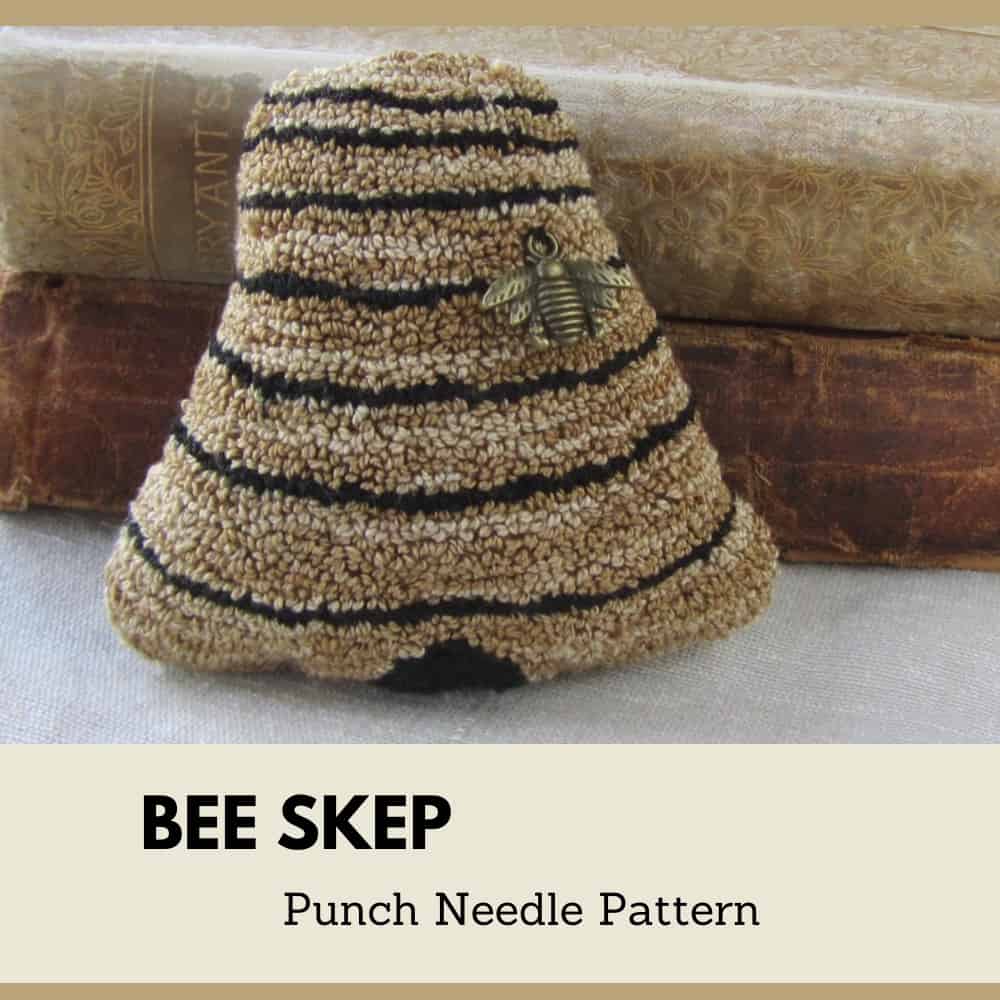 Bee Skep Punch Needle