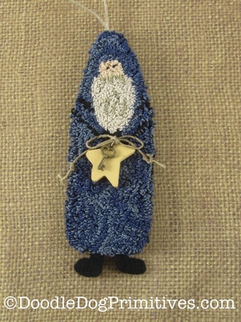 blue santa