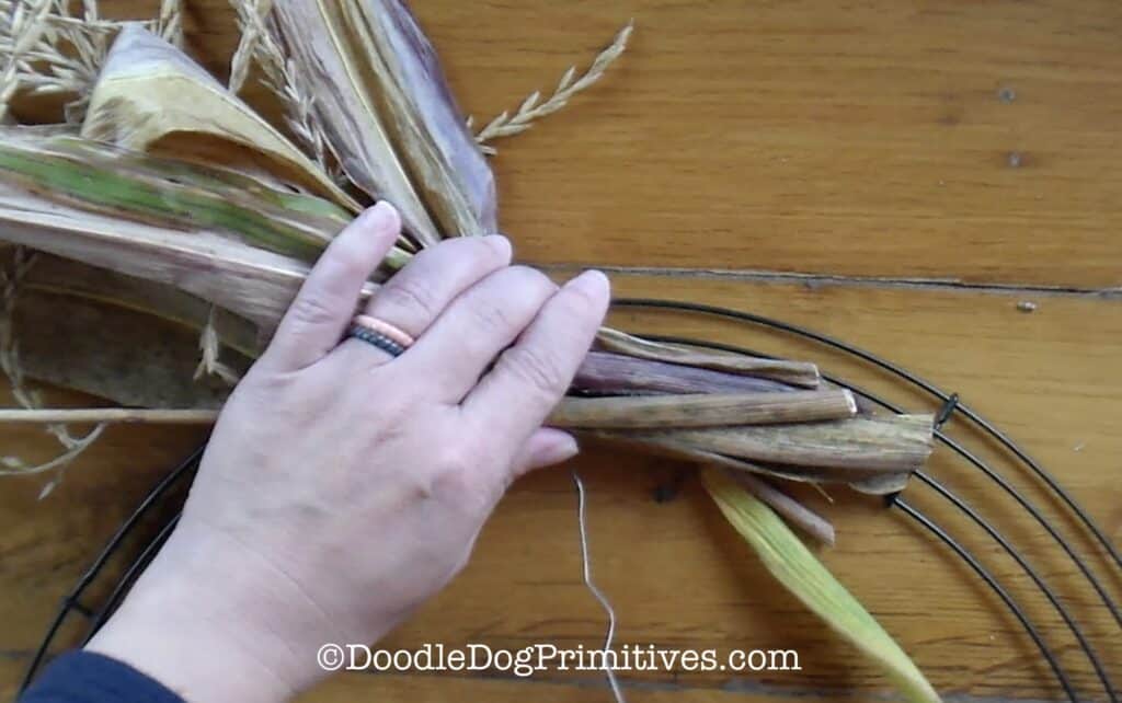 bundle of stalks and leaves