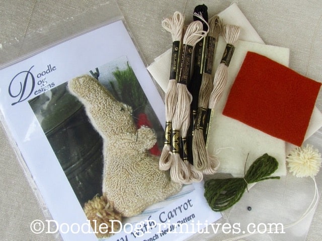 Bunny punch needle kit