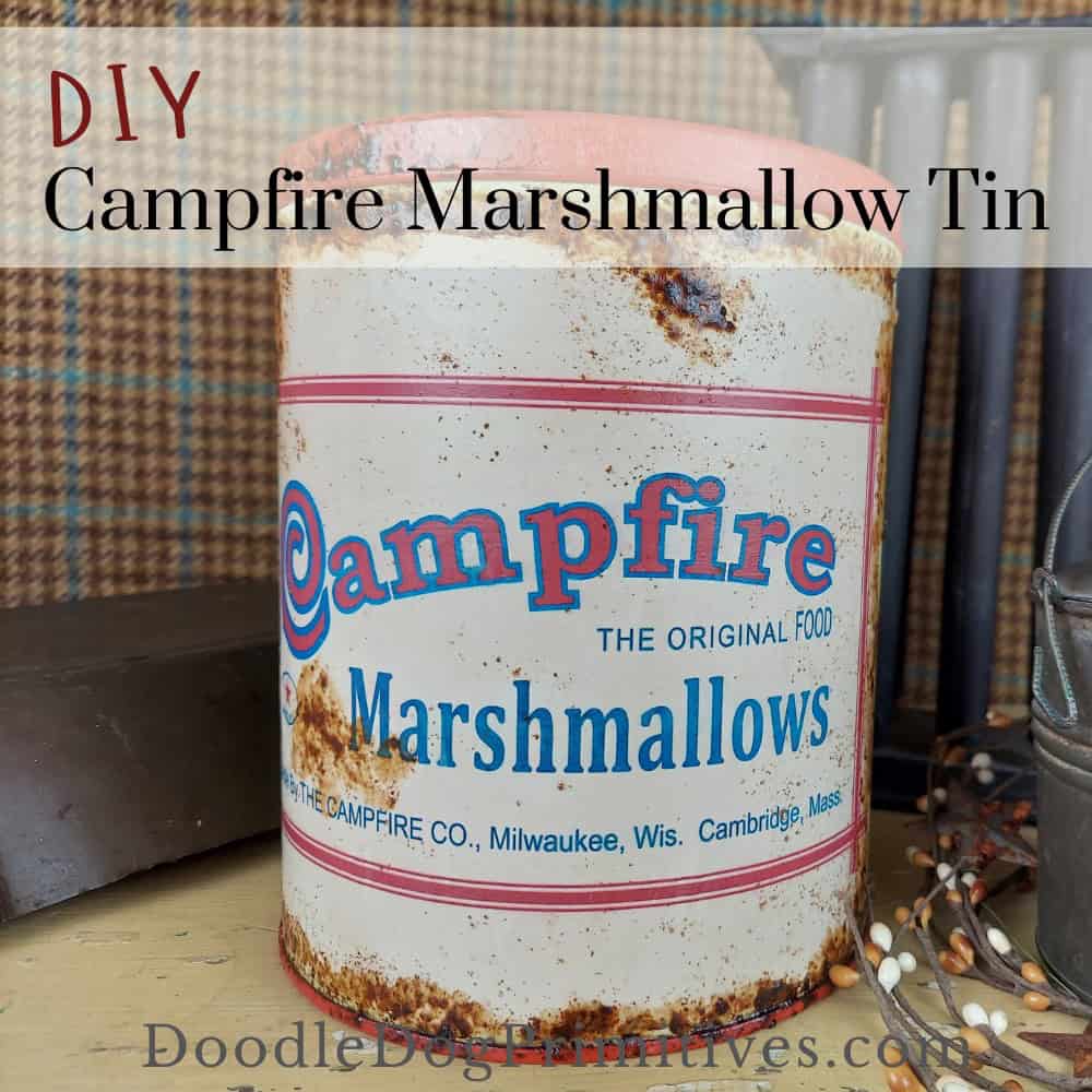 campfire primitive tin