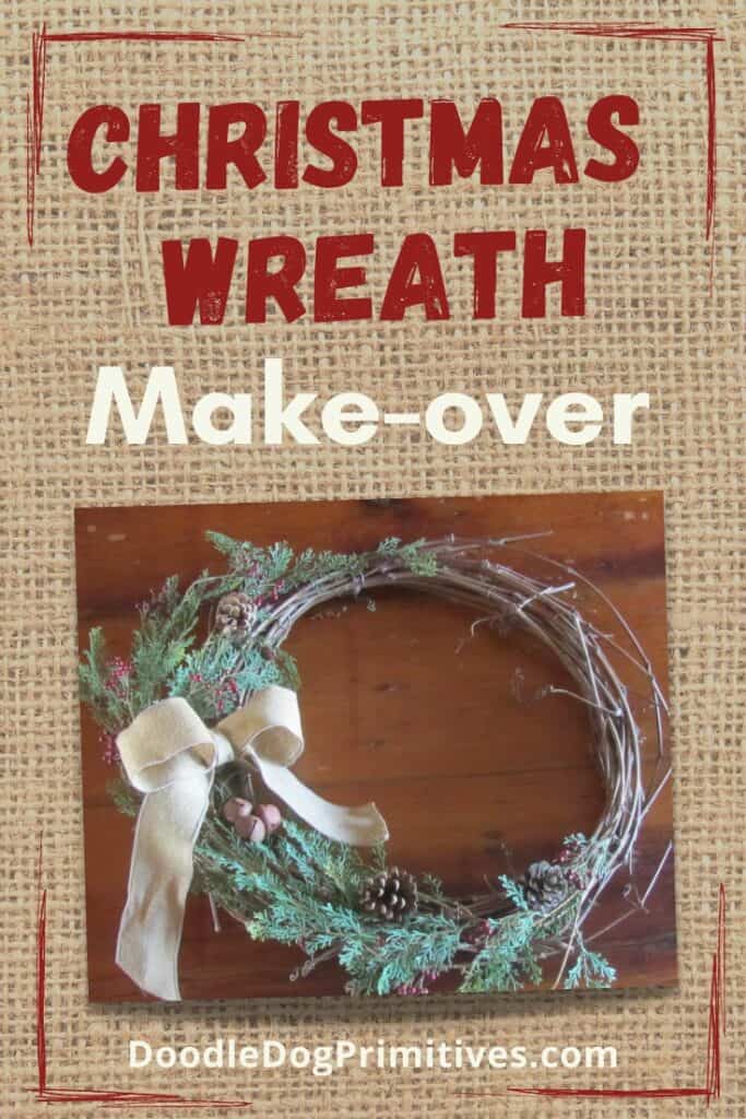 DIY Rustic Christmas wreath
