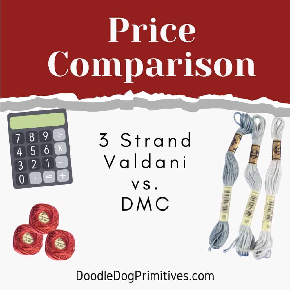 Comparison of 3 Strand Punch Needles - DoodleDog Designs Primitives