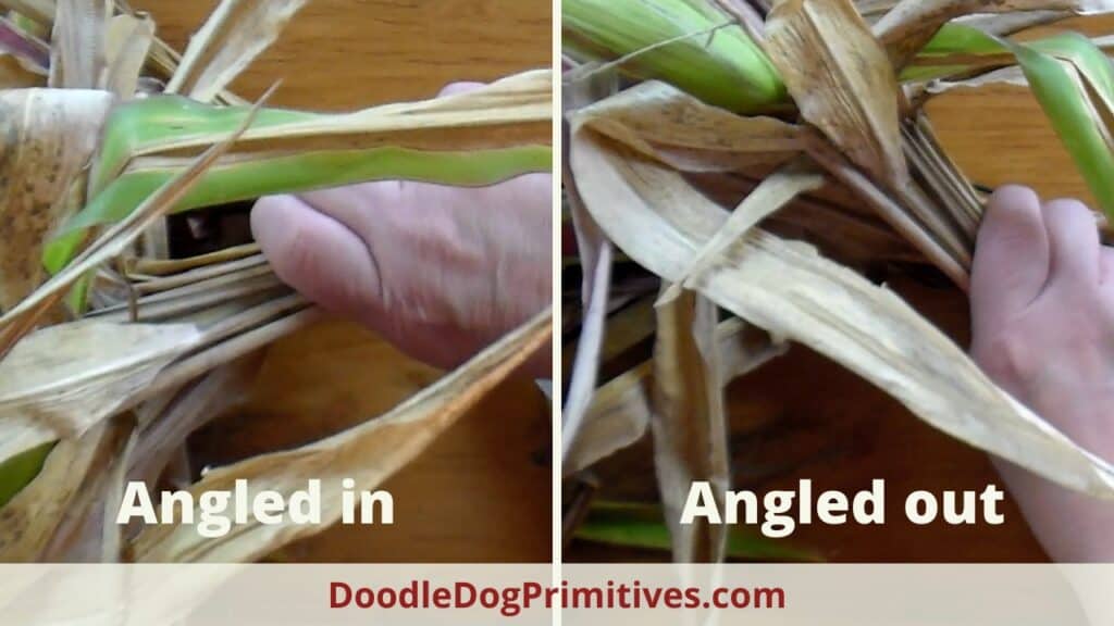 cornstalk angled in