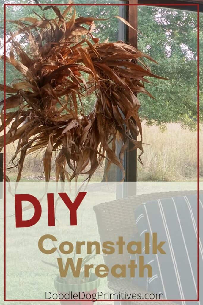 diy cornstalk wreath